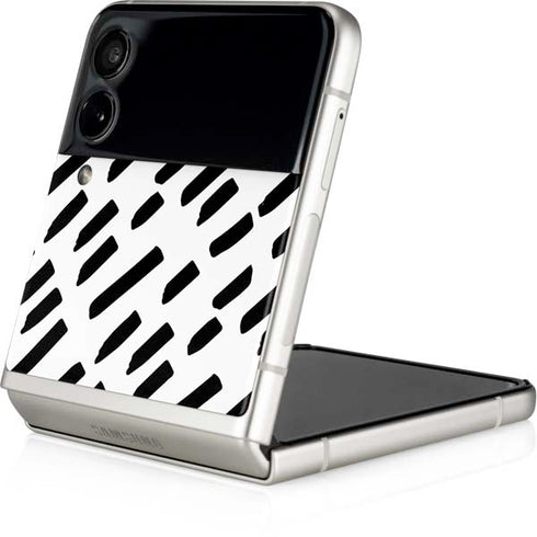 Black Dash Galaxy Z Flip4 5G Skin