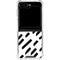 Black Dash Galaxy Z Flip5 5G Clear Case