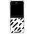Black Dash Galaxy Z Flip5 5G Clear Case