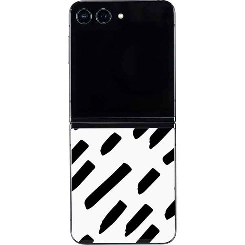 Black Dash Galaxy Z Flip5 5G Skin