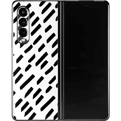 Black Dash Galaxy Z Fold3 5G Skin