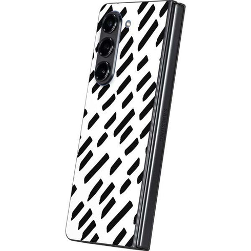 Black Dash Galaxy Z Fold5 5G Skin