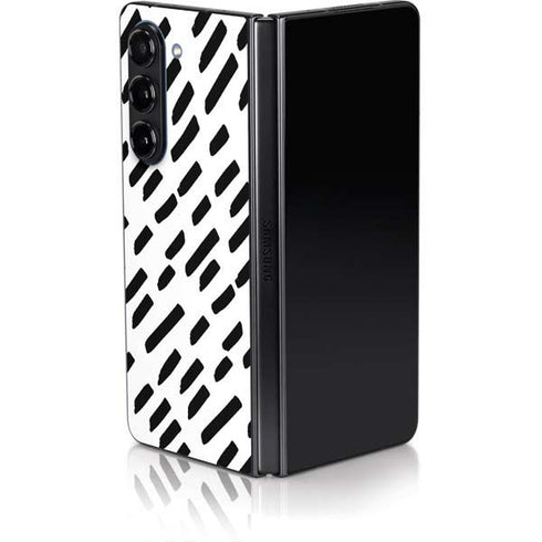 Black Dash Galaxy Z Fold5 5G Skin