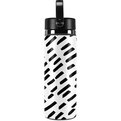 Black Dash Hydro Flask 20oz Wide Mouth Skin