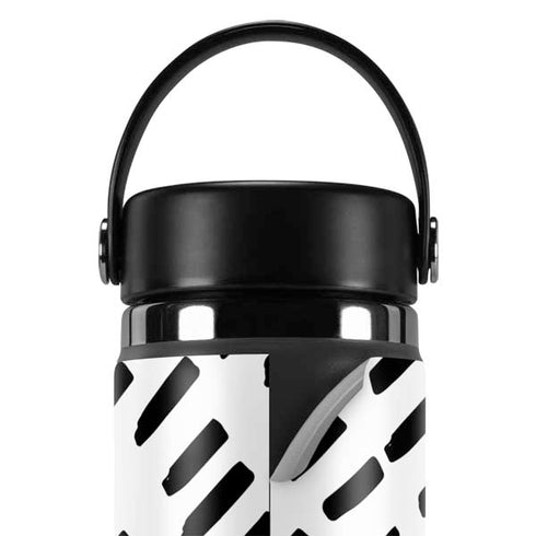 Black Dash Hydro Flask 20oz Wide Mouth Skin