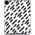 Black Dash iPad Pro 12.9in (2020) Clear Case