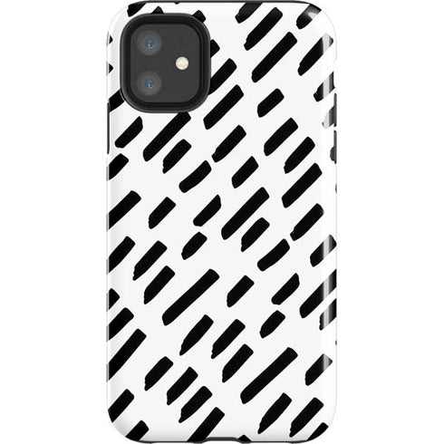 Black Dash iPhone 11 Impact Case