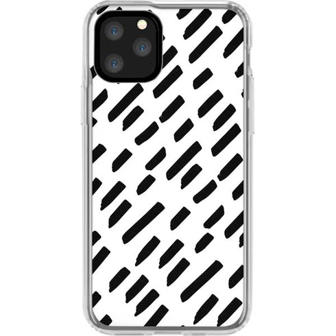 Black Dash iPhone 11 Pro Clear Case