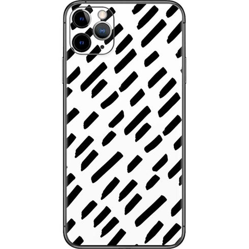 Black Dash iPhone 11 Pro Max Skin