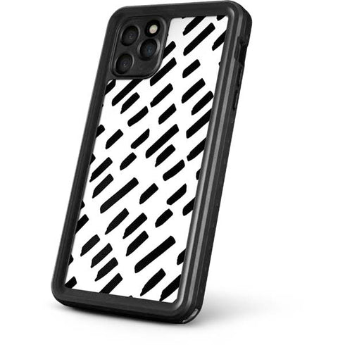 Black Dash iPhone 11 Pro Max Waterproof Case