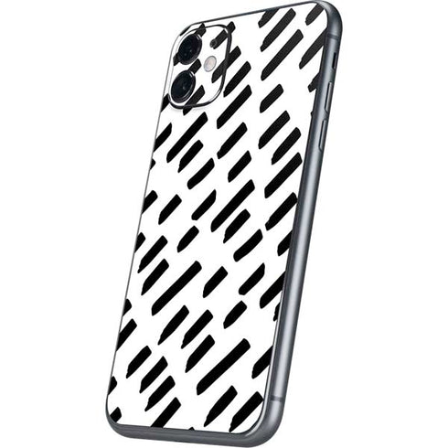Black Dash iPhone 11 Skin