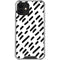 Black Dash iPhone 12 Clear Case