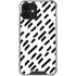 Black Dash iPhone 12 Clear Case