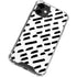 Black Dash iPhone 12 Clear Case