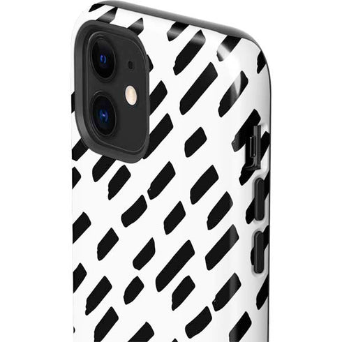 Black Dash iPhone 12 Impact Case