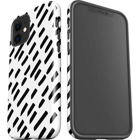 Black Dash iPhone 12 Mini Impact Case