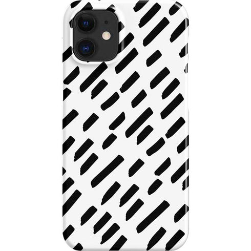 Black Dash iPhone 12 Mini Lite Case