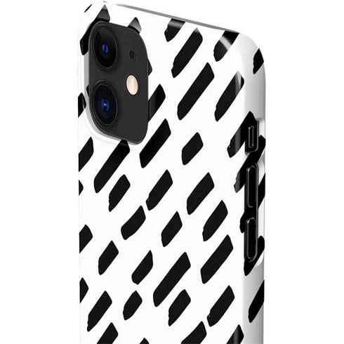 Black Dash iPhone 12 Mini Lite Case