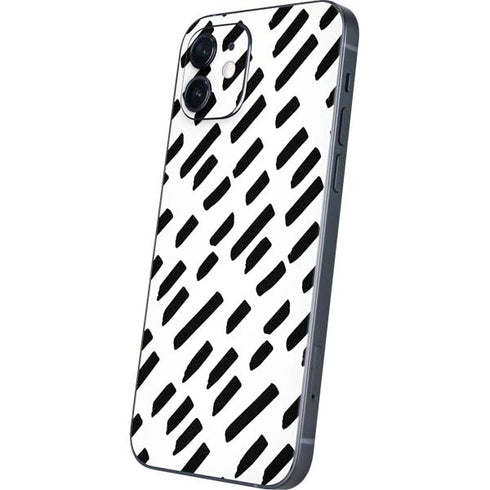 Black Dash iPhone 12 Mini Skin