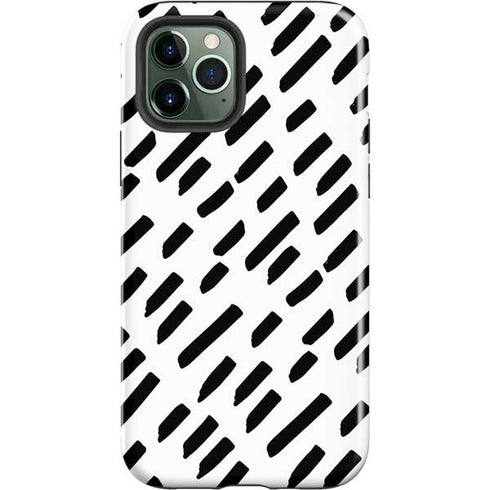 Black Dash iPhone 12 Pro Impact Case