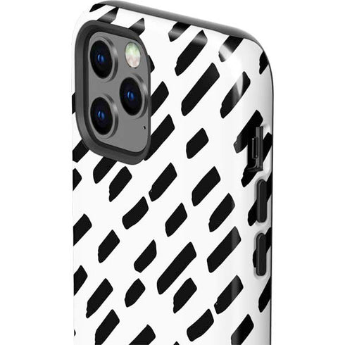 Black Dash iPhone 12 Pro Impact Case