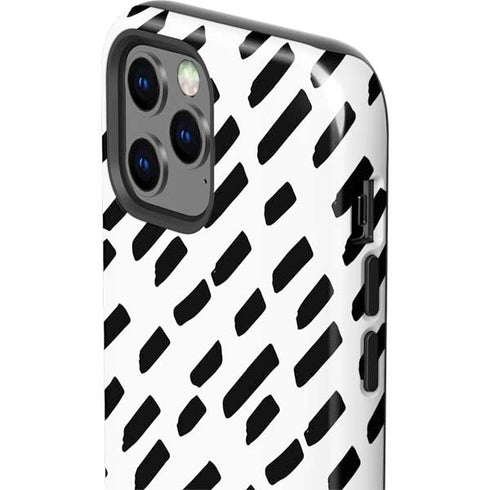 Black Dash iPhone 12 Pro Max Impact Case