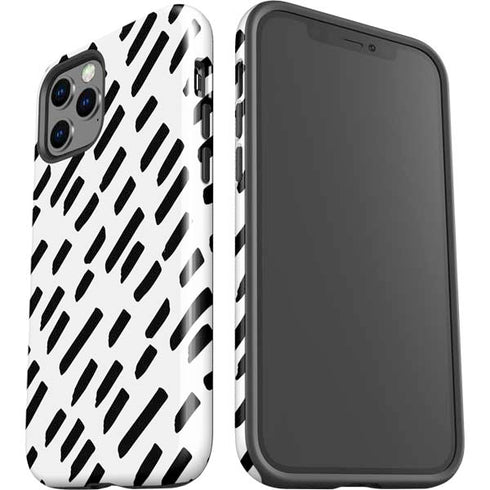 Black Dash iPhone 12 Pro Max Impact Case