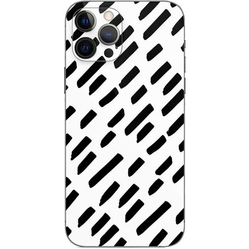 Black Dash iPhone 12 Pro Skin