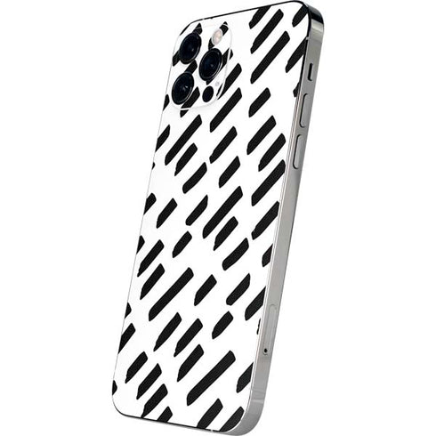 Black Dash iPhone 12 Pro Skin