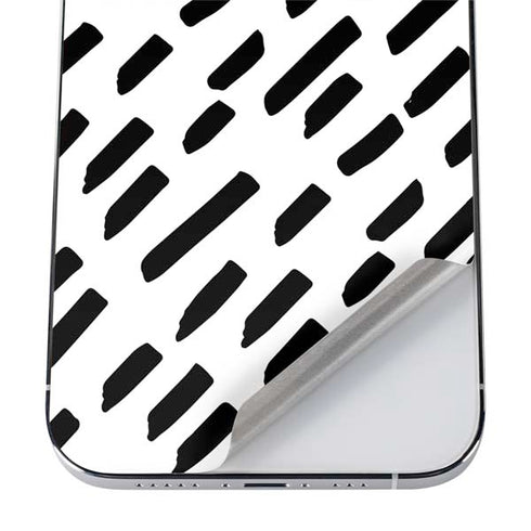 Black Dash iPhone 12 Pro Skin
