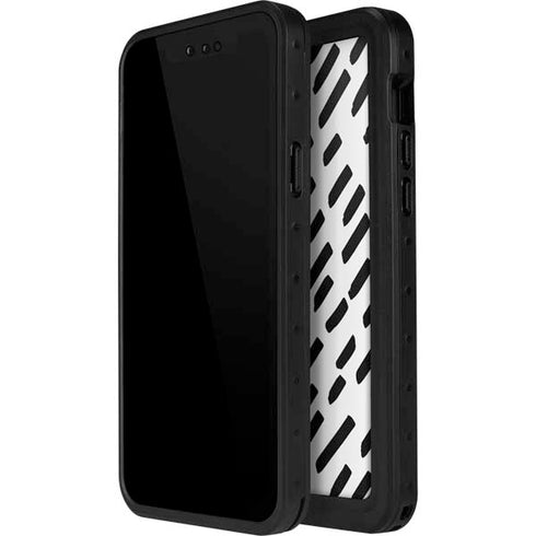 Black Dash iPhone 12 Pro Waterproof Case