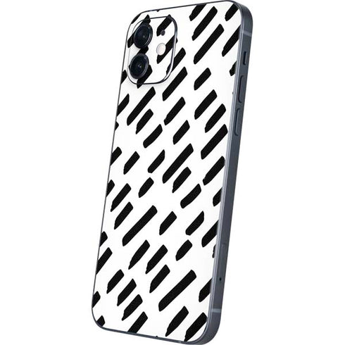 Black Dash iPhone 12 Skin