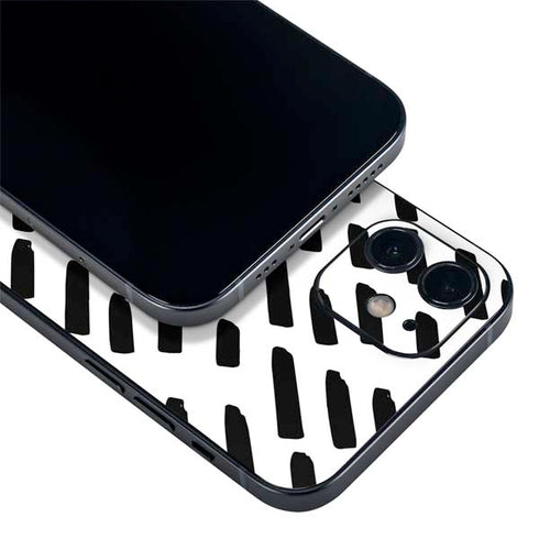 Black Dash iPhone 12 Skin