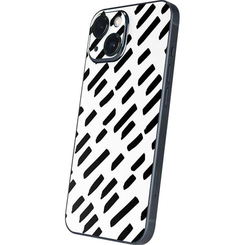 Black Dash iPhone 13 Mini Skin