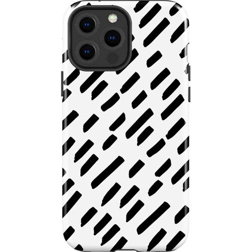 Black Dash iPhone 13 Pro Max Impact Case