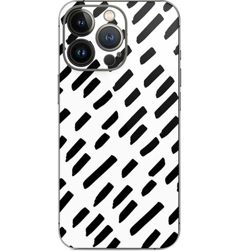 Black Dash iPhone 13 Pro Skin