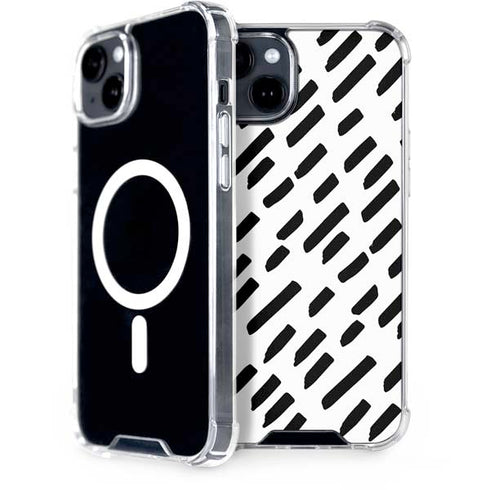 Black Dash iPhone 14 MagSafe Case