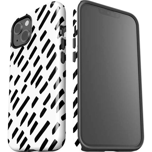 Black Dash iPhone 15 Impact Case