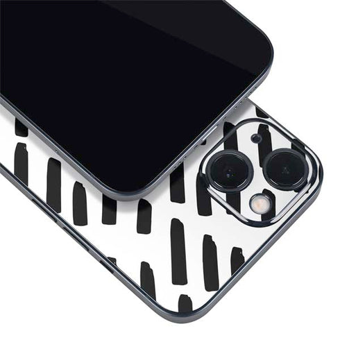 Black Dash iPhone 14 Plus Skin