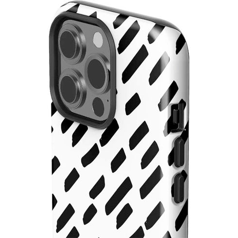 Black Dash iPhone 15 Pro Impact Case