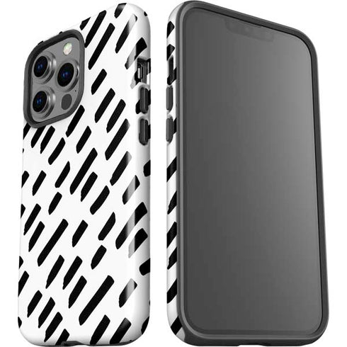 Black Dash iPhone 15 Pro Impact Case