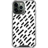 Black Dash iPhone 14 Pro Max Clear Case