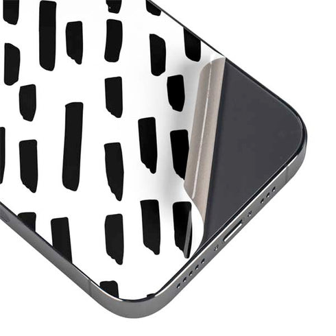 Black Dash iPhone 14 Pro Max Skin