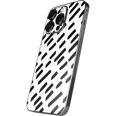 Black Dash iPhone 14 Pro Skin