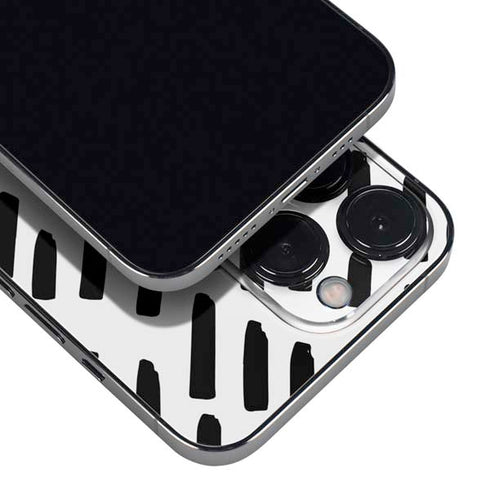 Black Dash iPhone 14 Pro Skin