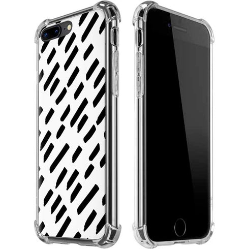 Black Dash iPhone 7/8 Plus Clear Case