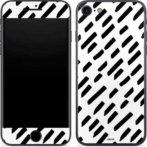 Black Dash iPhone 8 Skin