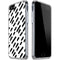 Black Dash iPhone SE (2nd & 3rd Gen) Clear Case
