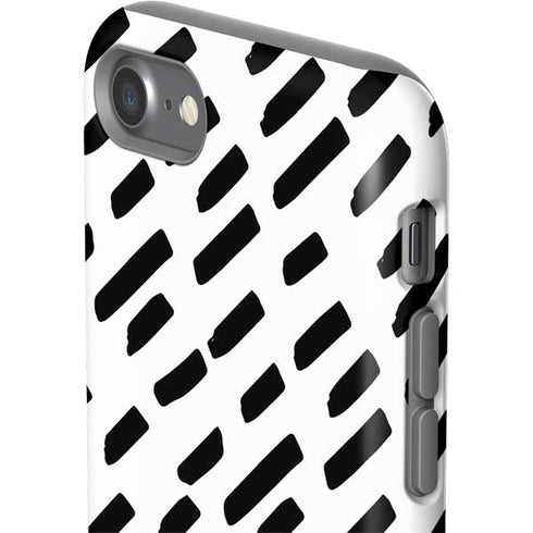 Black Dash iPhone SE (2nd & 3rd Gen) Pro Case