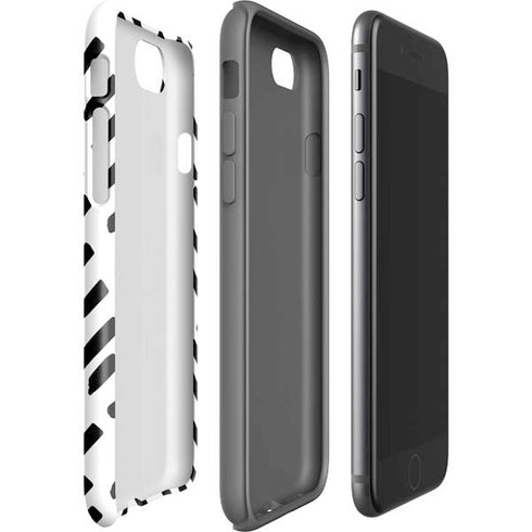 Black Dash iPhone SE (2nd & 3rd Gen) Pro Case